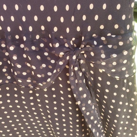 Vintage Jonathan Martin Silk Drop Waist Dress 12 - Picture 2 of 10